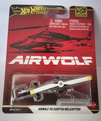 Hot Wheels Pop Culture Airwolf Helicopter