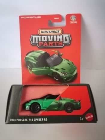 Matchbox Moving Parts 2024 Porsche 718 Spyder RS