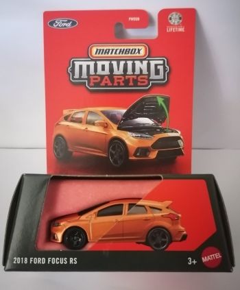 Matchbox Moving Parts 2018 Ford Focus RS