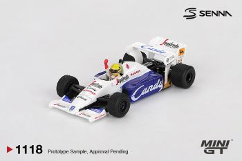 Mini GT Toleman TG184 #19 Ayrton Senna 1984 Monaco Grand Prix 2nd Place - BLISTER