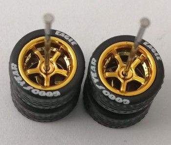 5 spoke thin gold plated branded - SSC-NBP Gold 1