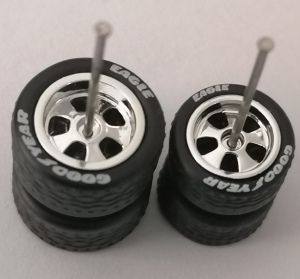5 Spoke Blade - Silver plated Branded Tread Big &amp; Small - BSC-BP Silvering 1