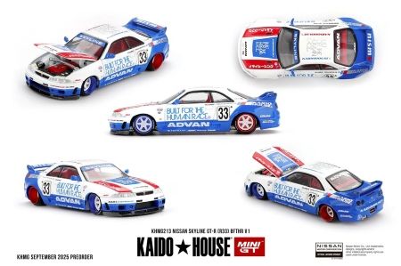 Mini GT Kaido House Nissan Skyline GT-R (R33) BFTHR V1
