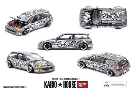 Mini GT Honda Civic (EF) Kaido Manga V1