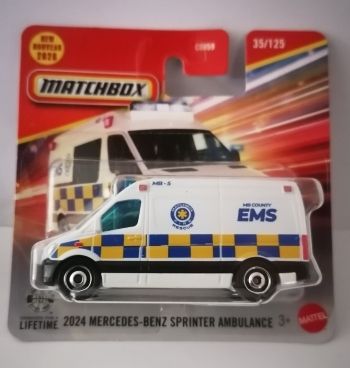 Matchbox 2024 Mercedes Benz Sprinter Ambulance