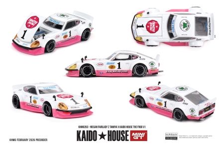 Mini GT Nissan Fairlady Z TAMIYA x KAIDO HOUSE "The FROG" V1