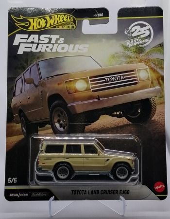 Hot Wheels Fast &amp; Furious  25th Anniversary Toyota Land Cruiser FJ60
