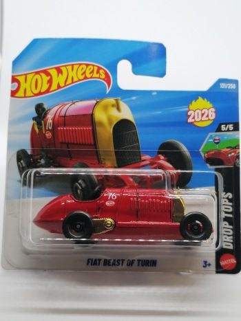 Hot Wheels Drop Tops Fiat Beast of Turin