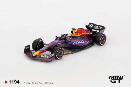 Mini GT Oracle Red Bull Racing RB19 #1 Max Verstappen 2023 F1 2023 Las Vegas GP Winner - BLISTER