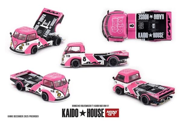 Mini GT Kaido House Volkswagen T1 KAIDO RADVAN V1 Pink