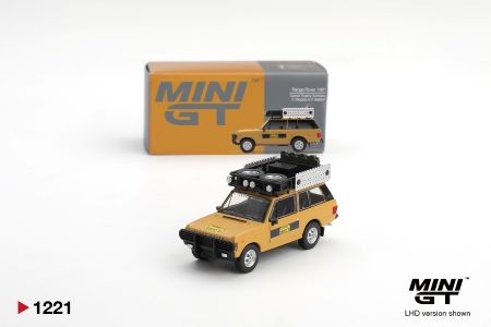 Mini GT Range Rover 1981 Camel Trophy Sumatra K.Stoppa &amp; A.Valldorf