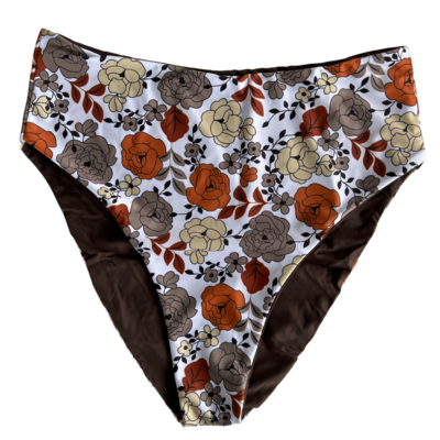 Tommy (3XL) Brown Floral + Chocolate
