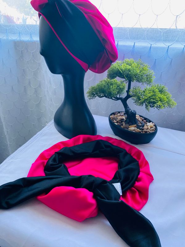 Reversible Satin lined bonnet