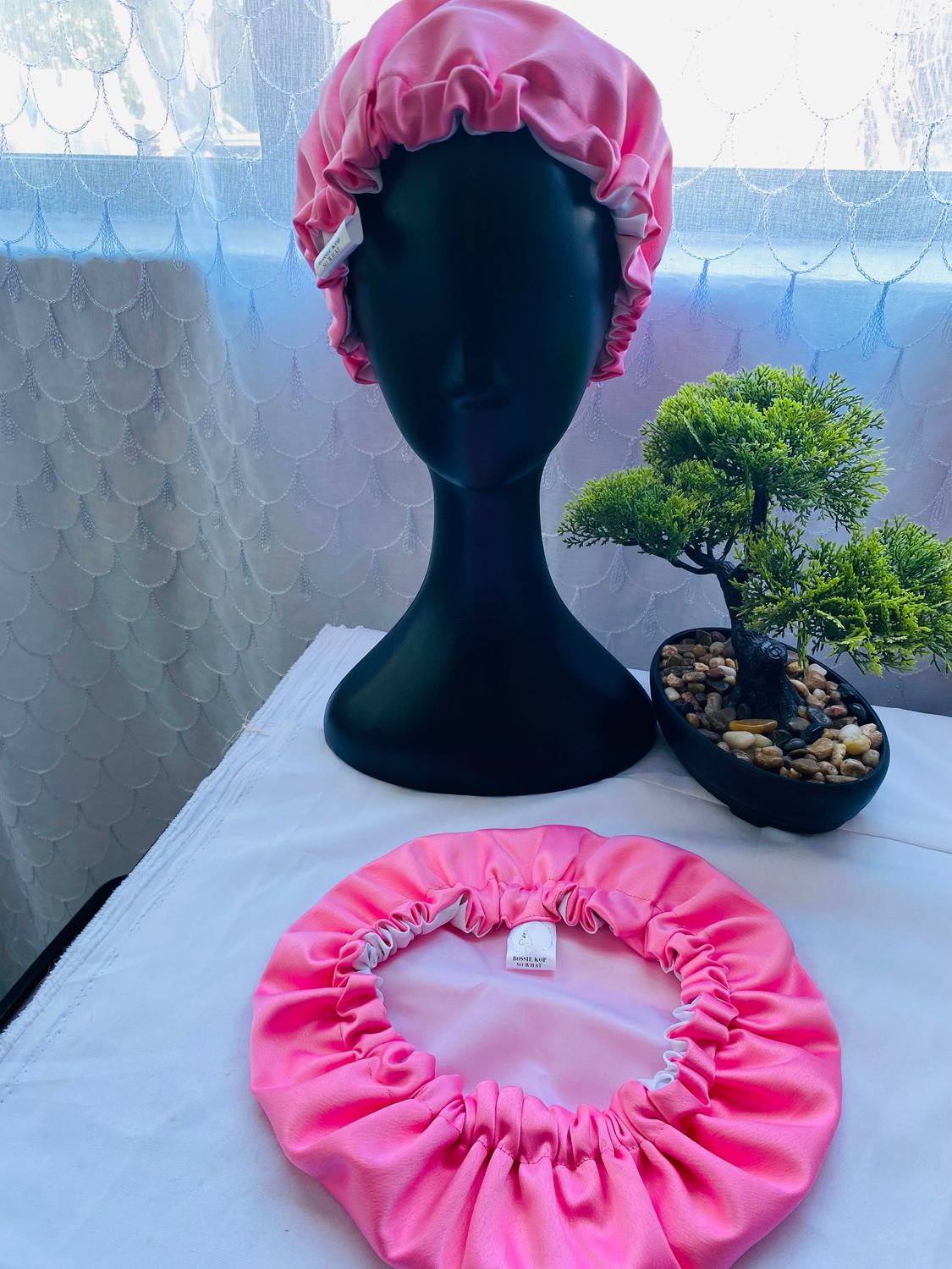 Satin Lined Shower Cap