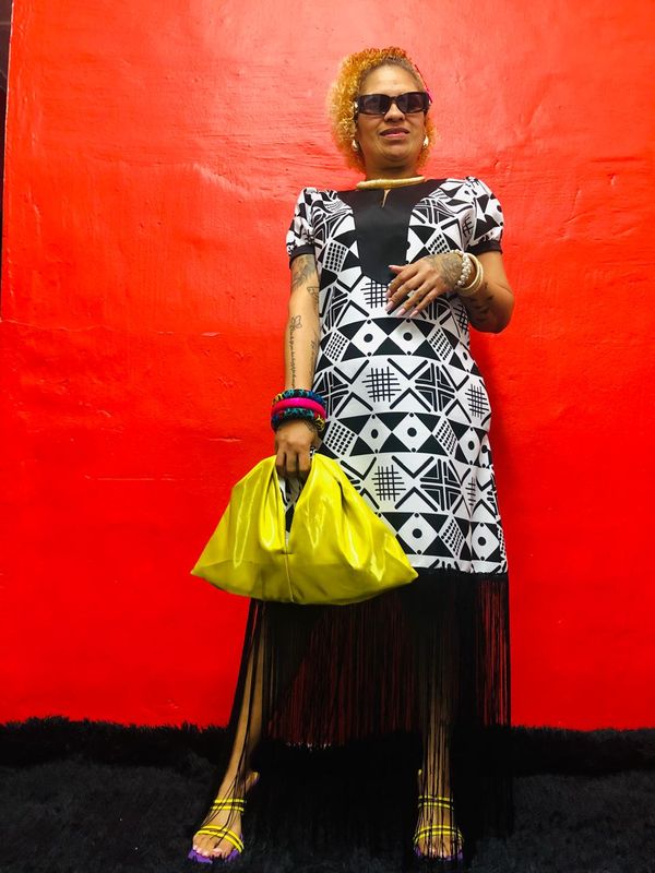 The Tassle Monochrome Dress