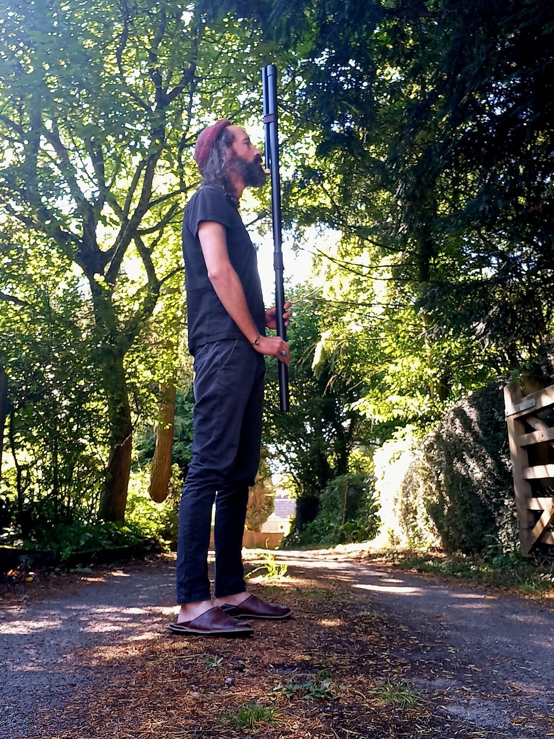 Designed 432HZ Fujara / Overtone Flute - Full Set keys of A, D and C made in PVC