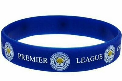Official Leicester City Premier League Champions Silicone Wristband