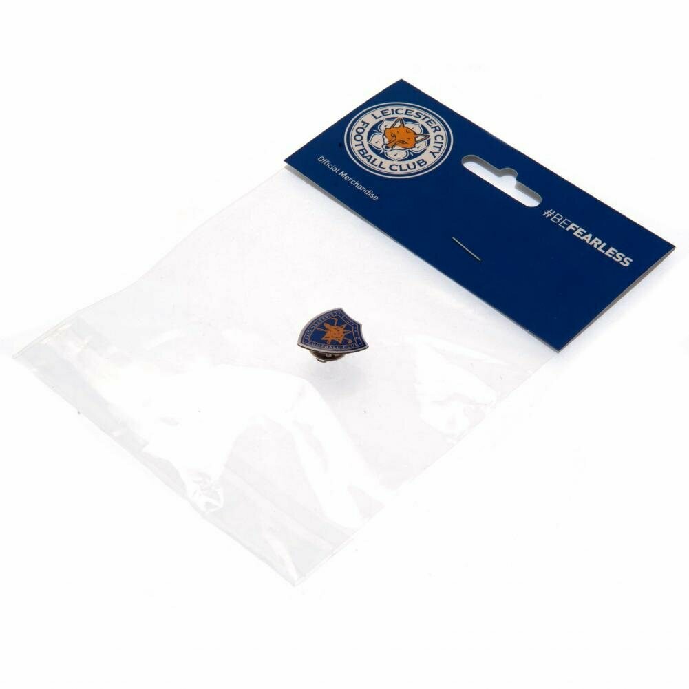 VINTAGE insigne broche métal émaillé Leicester City Football