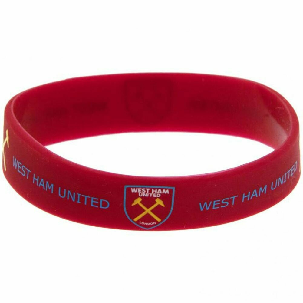 Official West Ham Utd Silicone Wristband