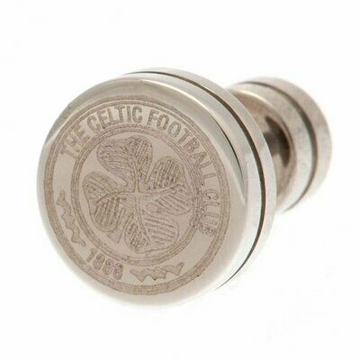 Official Celtic F.C. Stainless Steel Crest Stud Earring