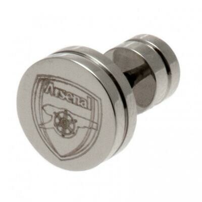 Official Arsenal Stainless Steel Crest Stud Earring