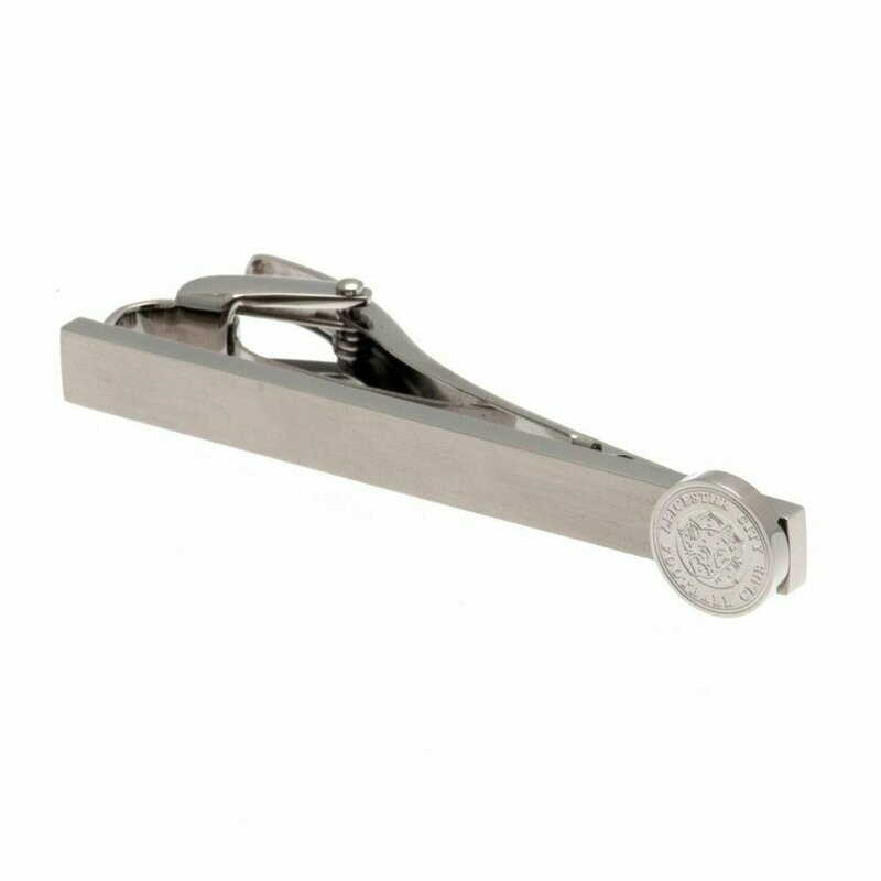 Official Leicester City Stainless Steel Crest Tieslide