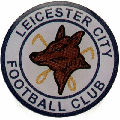 Official Leicester City Retro Fox Crop Pin Badge
