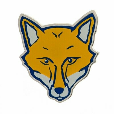 Official Leicester City Fox Head Pin Badge