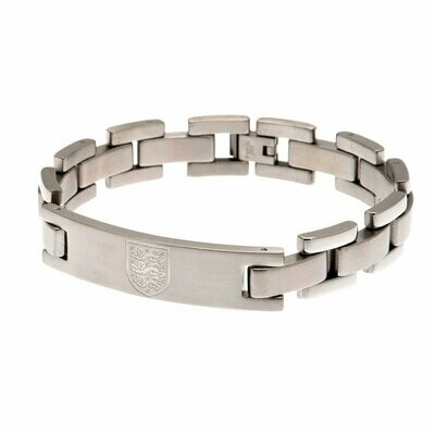Official England Stainless Steel Crest Bracelet
