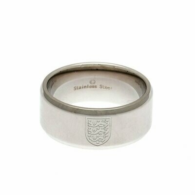 Official England Stainless Steel Band Ring