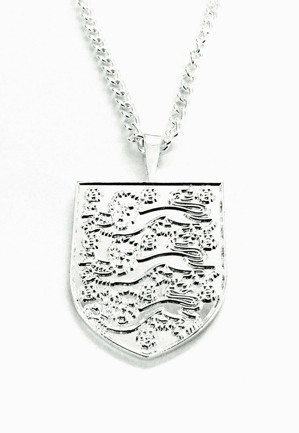 Official England Stainless Steel Dog Tag & Ball Chain