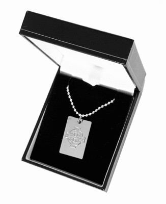 Official Northern Ireland Silver Plated Crest Pendant & Chain