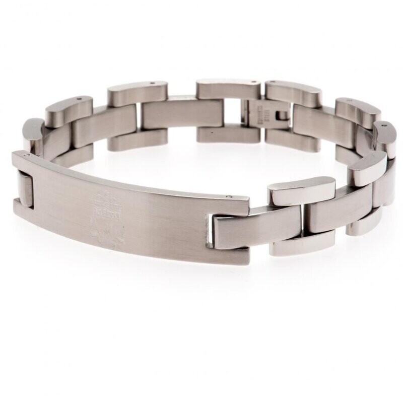 Official Liverpool F.C.  Stainless Steel Crest Bracelet