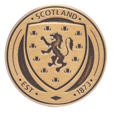 Official Scotland Antique Gold Colour Pin Badge