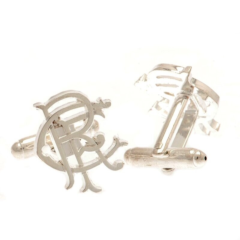 Official Rangers Silver Plated RFC Crest Cufflinks.