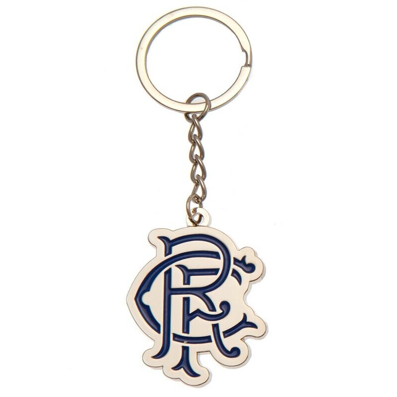Official Rangers RFC Enamel Keyring