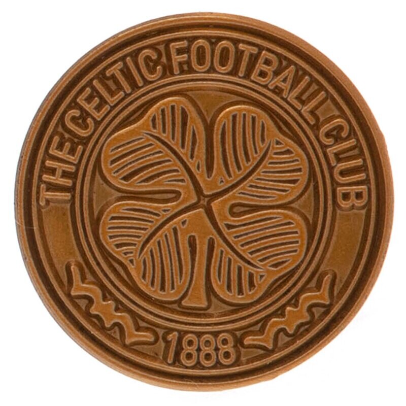 Official Celtic Antique Gold Colour Crest Pin Badge