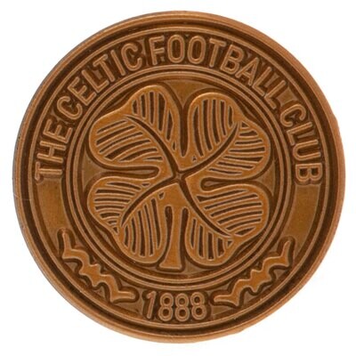 Official Celtic Antique Gold Colour Crest Pin Badge