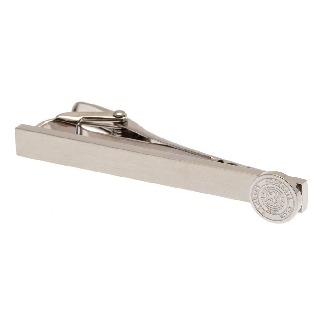 Official Rangers FC Stainless Steel Crest Tieslide