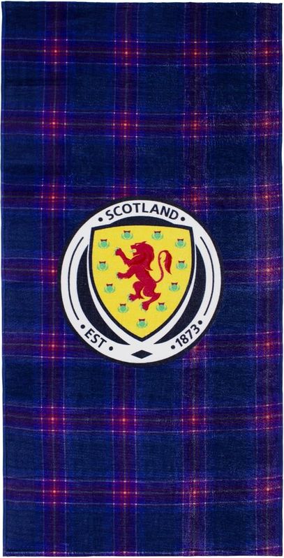 Official Scotland FA Tartan Beach Towel