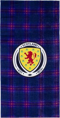 Official Scotland FA Tartan Beach Towel