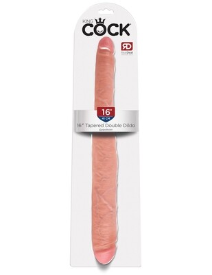KING COCK - 16'' TAPERED DOUBLE DILDO