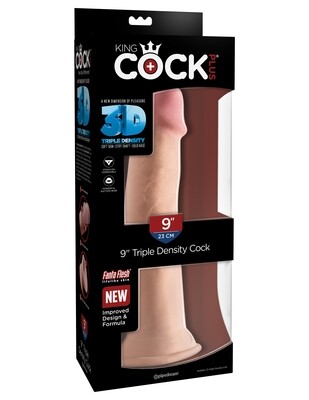 KING COCK TRIPLE DENSITÉ 9" KING COCK TRIPLE DENSITÉ 9"