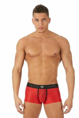 Gregg Homme Boxer Torridz Sous-vêtements transparents Rouge