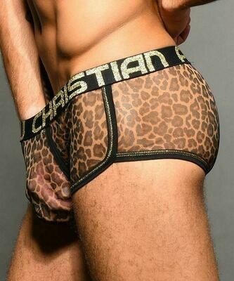 Andrew Christian Boxer Sheer Leopard Edition See-thru