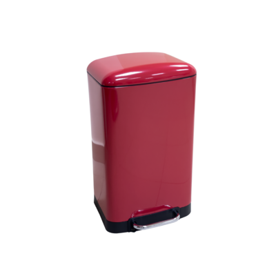 Rectangular Steel Waste Bin with Damper 12L/30L