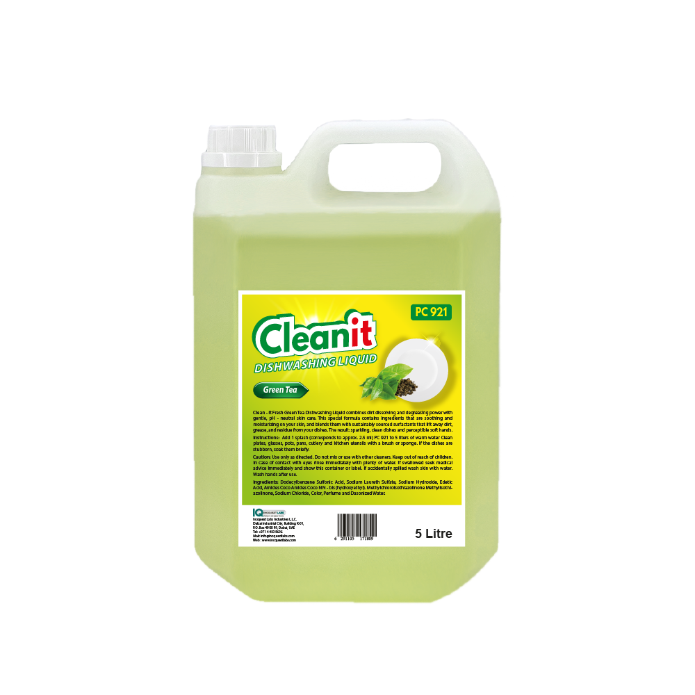 Cleanit
Dish Wash Green Tea
PC 921