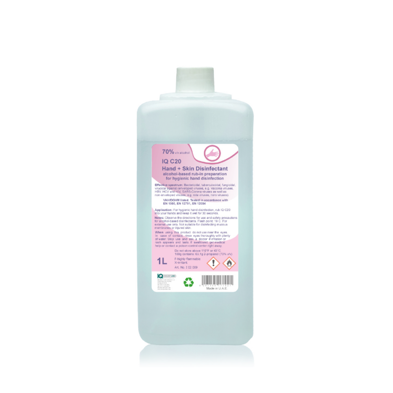 IQ C20 Hand + Skin Disinfectant
