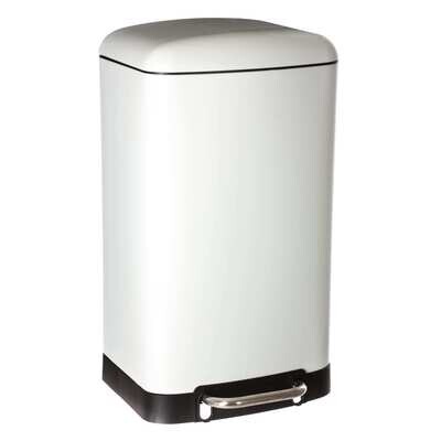 Rectangular Steel Waste Bin with Damper 12L/30L