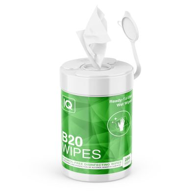 IQ B20 Disinfectant Tub with wipes
